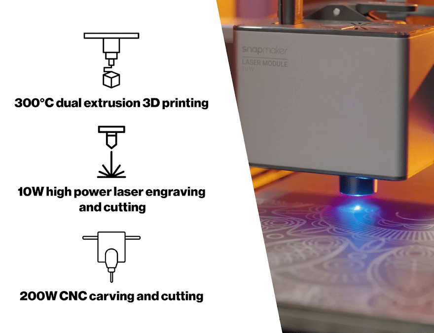 Snapmaker Artisan 3-in-1 3D Printer