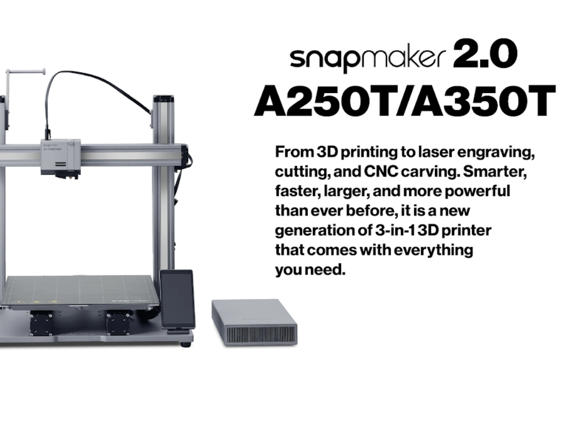 Snapmaker 2.0 A350T Modular All-in-One 3D Printer